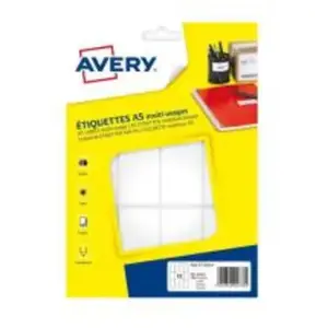 Comparateur de prix : Avery Boite de 192 Etiquettes multi usages 56 x 34 mm Blanc