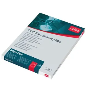 Acco Nobo Inkjet Side Stripe OHP Film - Transparent - A4 (210 x 297 mm) 50 feuille(s) film transparentVendu parfnac