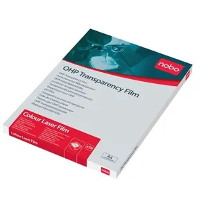 Comparateur de prix : Acco Nobo Colour Laser Film - film transparent - 50 feuille(s)