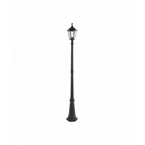 Comparateur de prix : Endon - Lampadaire extérieur Burford Alliage noir mat - Noir
