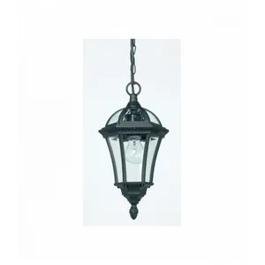 Drayton - Lanterne de plafond extérieure à 1 ampoule suspendue noire IP44, E27 - Endon
