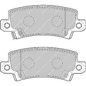 Comparateur de prix : FERODO Plaquettes de frein X4 pour TOYOTA: Corolla (Ref: FDB1574)