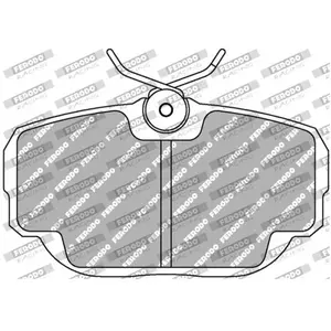 Plaquettes de frein sport non homologuées FERODO FCP660R