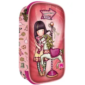 Comparateur de prix : Safta Pochette crayons Gorjuss Carousel Saumon (45 Pièces)