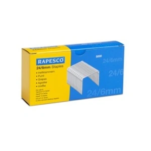 Comparateur de prix : Rapesco S24602Z3 Agrafes Galvanisées 24/6mm (No.16), Lot de 5000