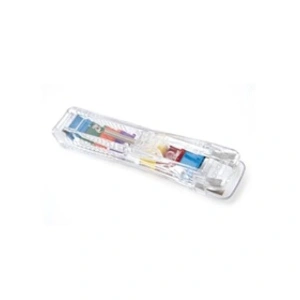 Rapesco Distributeur Supaclip® 40 Transparent avec 25 Pinces Multicolores pas cher