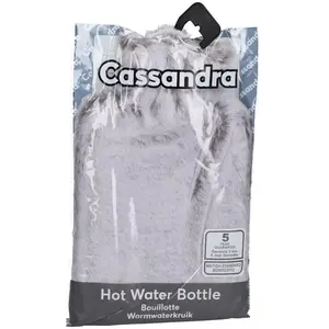 Cassandra Bouillotte Duveteuse Grise 1,8L pas cher