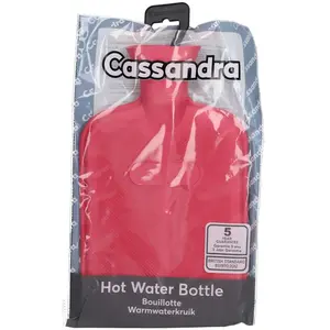 Cassandra Bouillotte Caoutchouc Rose 1,8L pas cher
