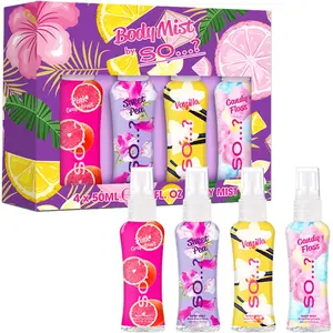 SO... Body Mist By So ? Coffret Cadeau Brume Corporelle Parfumée Pour Femme (4x50ml) pas cher
