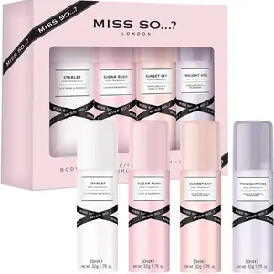 Coffret de brumes parfumées - Miss So - 4 x 50 ml