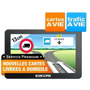 Comparateur de prix : GPS SNOOPER Truckmate PL5400 Dashcam intégrée 5''