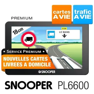 Comparateur de prix : GPS poids lourds SNOOPER Truckmate 6600 - écran 7" - mise à jour à vie