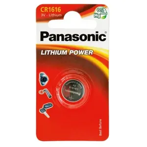 Panasonic 1853 Lithium Pile bouton CR 1616 Multicolore pas cher