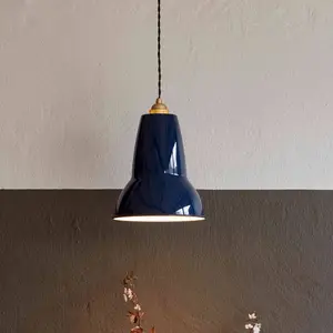 Anglepoise Original 1227 Brass Midi suspendu bleu pas cher