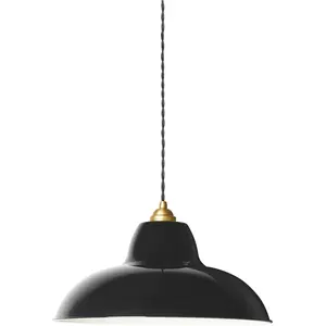 Anglepoise Original 1227 Brass Midi Wide noir pas cher