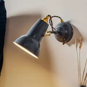 Comparateur de prix : Anglepoise ORIGINAL 1227 BRASS-Applique murale orientable H15cm
