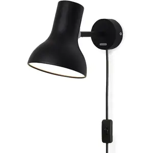 Comparateur de prix : Anglepoise Type 75 Mini applique avec fiche, noire
