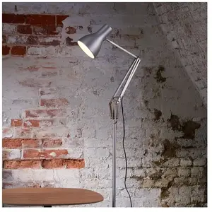 Anglepoise Type 75 lampadaire argentéVendu parluminaire