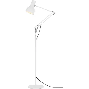 Anglepoise - Lampadaire Type 75 - Blanc - Fonte - Designer Kenneth GrangeVendu parluminaire