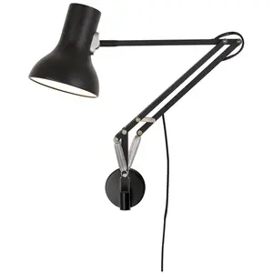 Comparateur de prix : Anglepoise Type 75 Mini applique bras noir velours