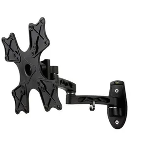 B-TECH Ventry BTV504 - Kit de montage (support mural, bras double pivotant) - pour écran plat - noir - Taille d'écran : jusqu'à 42 pouces - montable sur mur