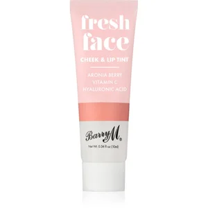 Barry M Fresh Face blush liquide et brillant à lèvres teinte Peach Glow 10 ml pas cher