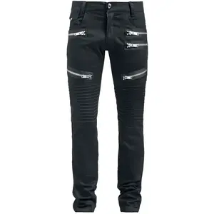 Comparateur de prix : Pantalon en toile Gothic de Heartless - Alihan Pant - W33L34 à W34L34 - pour Homme - noir W33L34