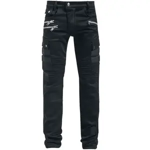 Pantalon en toile Gothic de Chemical Black - Pantalon Anders - W30L32 à W38L34 - pour Homme - noir W34L34