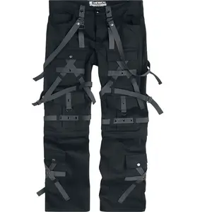 Chemical Black Cairo - Pantalon Homme Pantalon en Toile Noir W36L34 pas cher