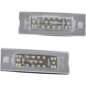 71734797 2 Pcs Led Licence Numéro Plaque Lumière Pour Fiat Panda Mk3 Type 169 Mk4 312 Logan Sandero Dacia Duster Lumières De Plaque De Voiture 71771501Vendu parmanomano