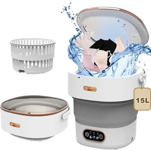 JOULLI machine à laver pliante portative - 15L - 22W - 3 modes de nett...Vendu parcdiscount