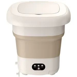 JOULLI Mini Machine À Laver Pliante 9L, 36W, adaptée aux dortoirs, app... pas cher