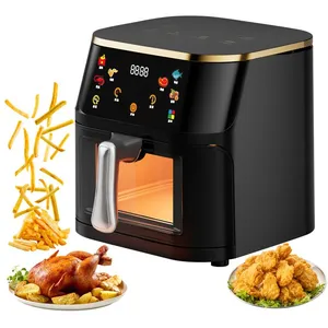 PRUMYA Friteuse À Air 10L Grande Capacité 1400W Écran Tactile LED 6 Pr... pas cher