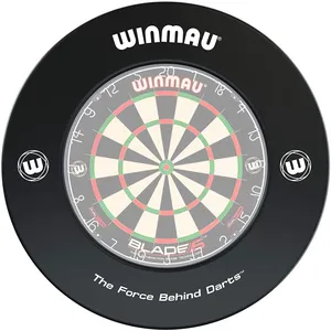 WINMAU Printed Black Dartboard Surround pas cher