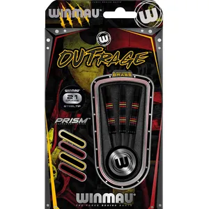 Fléchettes Winmau Outrage en laiton à pointe d'acier pas cher