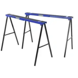 Tréteaux en acier - Faithfull - Lot de 2 - Robustesse - Usage professionnel - Acier pas cher