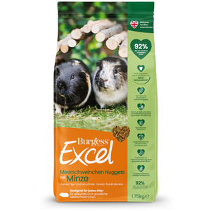 Granulés Burgess Excel Adult à la menthe pour cochon d'Inde - 1,75 kg pas cher