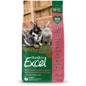 1,75kg Burgess Excel Mature nourriture pour petits animaux lapinVendu parzooplus