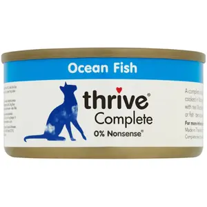 6x75g poisson de mer Thrive Complete - Nourriture pour Chat pas cher