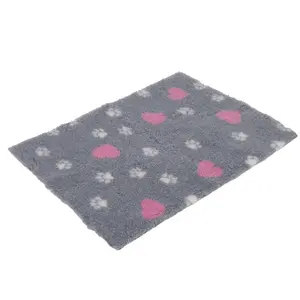 Tapis Vetbed® Isobed zooplus, coeurs & pattes pour chien - L 150 x l 1...