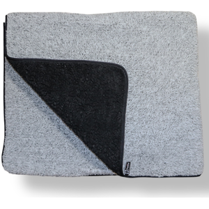 Vetbed® Couverture en polaire Sherpa pour animaux domestiques, grise 124x73cm chien pas cher