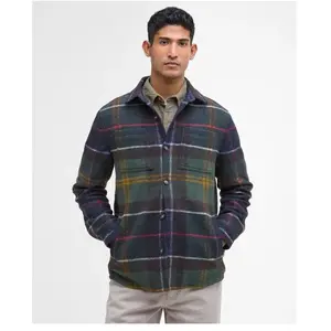 Barbour - Surchemise à Carreaux Chapter Vert S pas cher