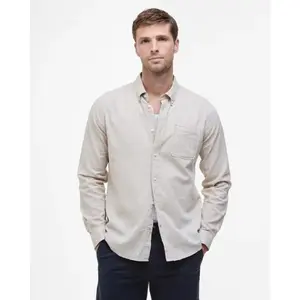 Chemise Barbour  Shirt Nelson Tailored Stone Beige P30261409