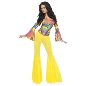 Comparateur de prix : Smiffys Costume 70's Groovy Babe - Multicolores - S