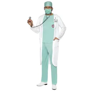 Déguisement de docteur - SMIFFY'S - Métier - Adulte - Polyester - Homme - VertVendu parfnac