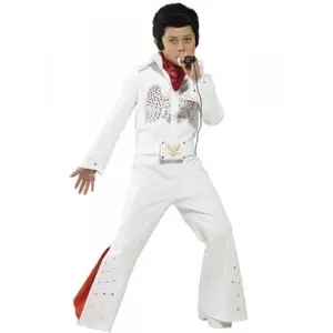 Comparateur de prix : Smiffys Déguisement d'Elvis Presley classique pour garçon - 9-12 ans