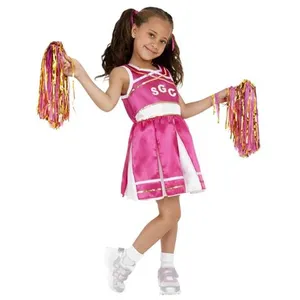 Déguisement PomPom Girl - Rose et blanc - Taille 4/6 ans - Pour enfantVendu parfnac