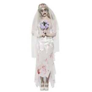 Comparateur de prix : Smiffys Costume Zombie Mariee De La Mort - Blanc - L
