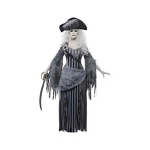 Aptafêtes Smiffys Costume princesse bateau fantôme, Gris, avec robe & chapeauVendu parfnac