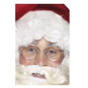 Comparateur de prix : Smiffys Lunettes de Père Noël aux contours métalliques, Argent